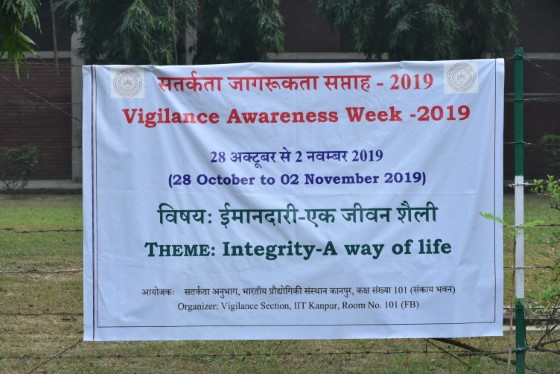 Vigilance week 2019 (from 28 October to 2 November)