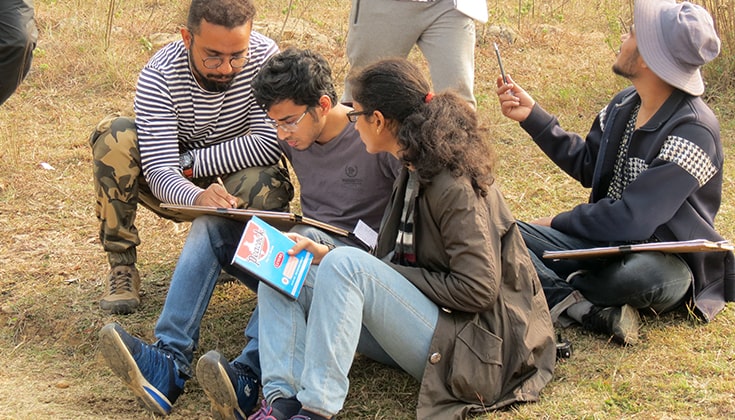 Outside Lecture Hall-16 (Pic: Vikram Gupta)