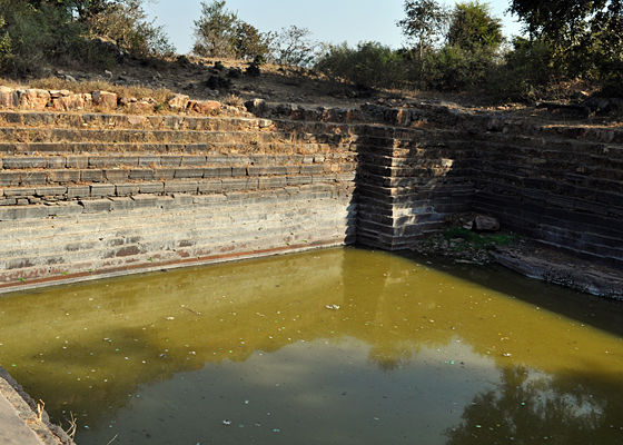 Water bodies in the Kalinjar fort