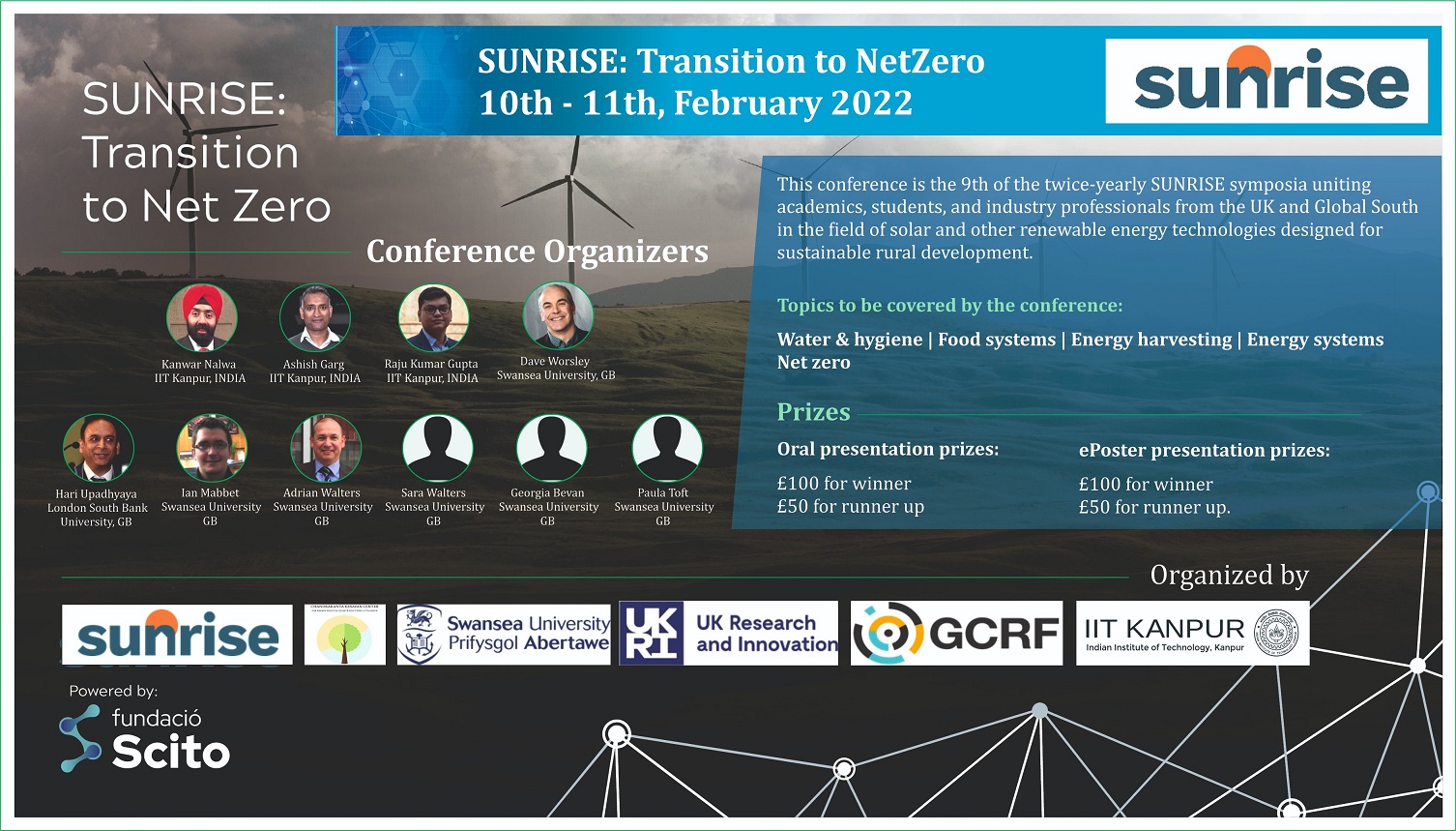 SUNRISE Transition to NetZero on 10-11 February 2022